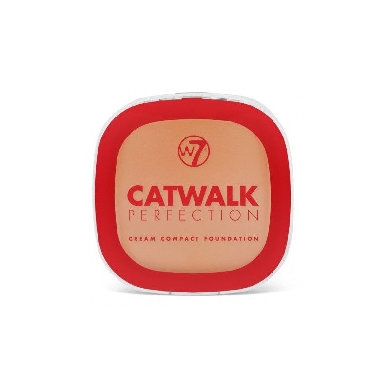 W7 Catwalk Perfection Cream Compact Foundation 6g - Beige