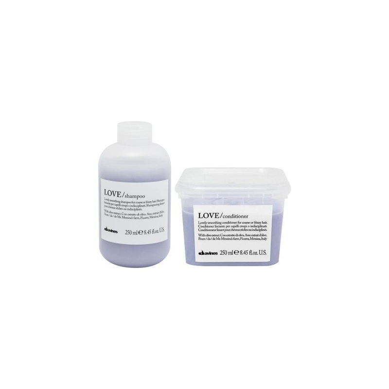 Davines LOVE Smoothing Shampoo 250ml + Conditioner 250ml DUO