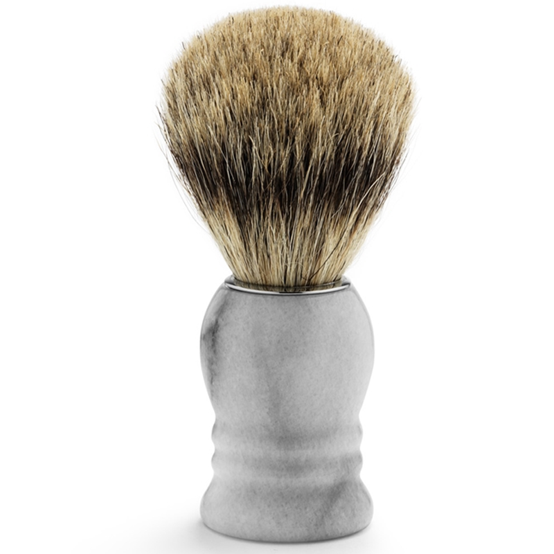 Rakborste Marble Vit