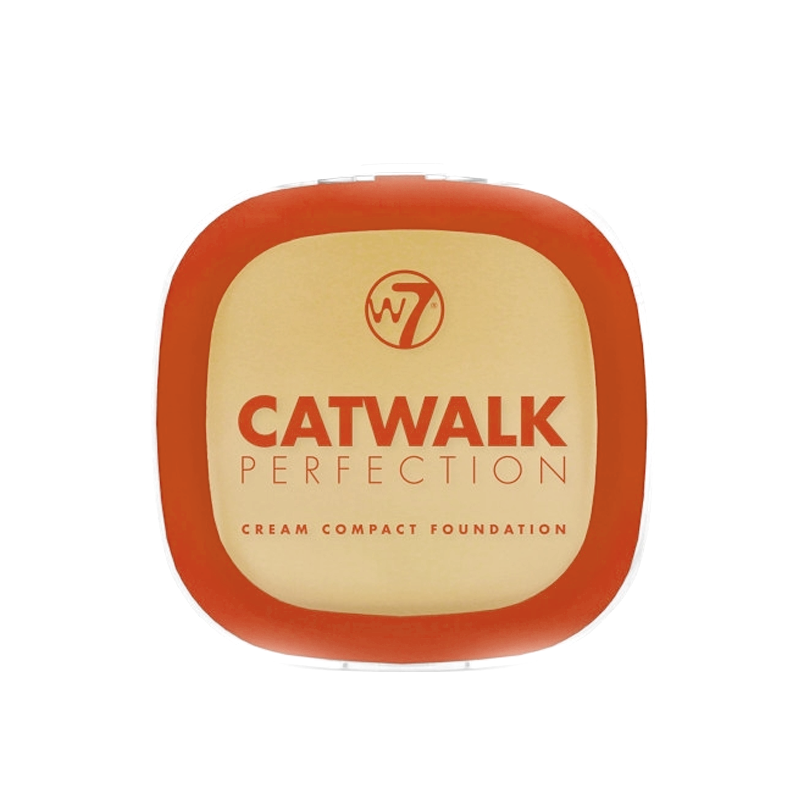 W7 Catwalk Perfection Cream Compact Foundation 6g - Beige