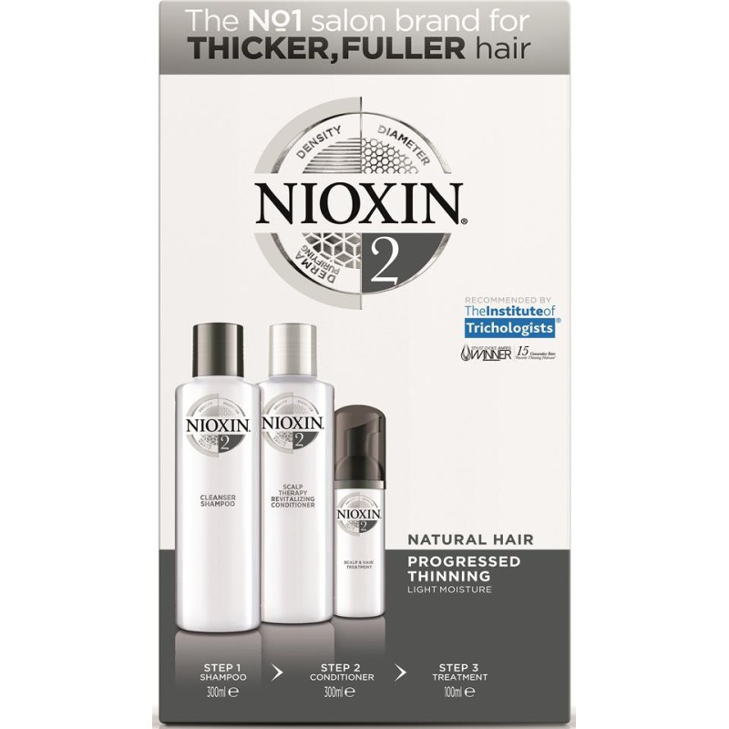 Nioxin System 2 Hair System Kit storpack 300ml