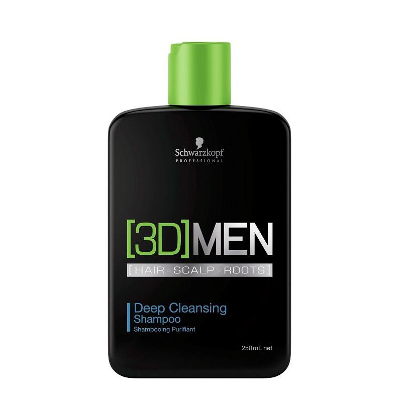 Schwarzkopf 3D Men Deep Clean Shampoo 250ml