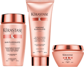 Kérastase Discipline Bain Fluidealiste Trio Shampoo + Condtioner + Maskeratine Paket