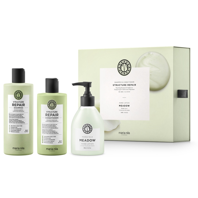 Maria Nila Holiday Box Repair + Meadow Hand Lotion (UNBOXED)