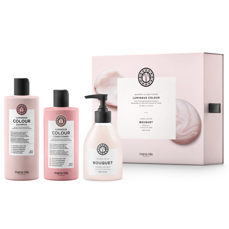 Maria Nila Holiday Box Colour + Bouquet Hand Lotion