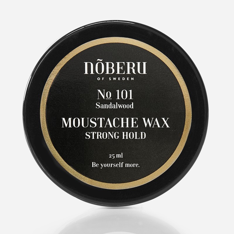 Nõberu Moustache Wax Strong Hold Sandalwood 25 ml