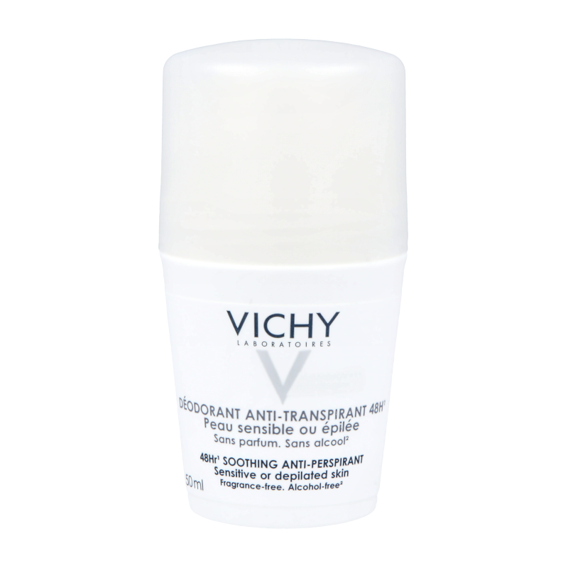 VICHY Deodorant antiperspirant deodorant roll-on 48h. Utan parfym. 50 ml