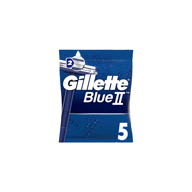 GILLETTE BLUE II RAZORS (5 PACK)