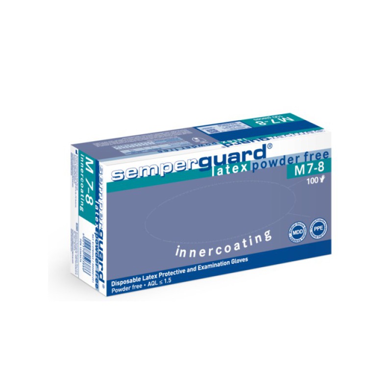Semperguard Powder Free Latex M 7-8 100ST