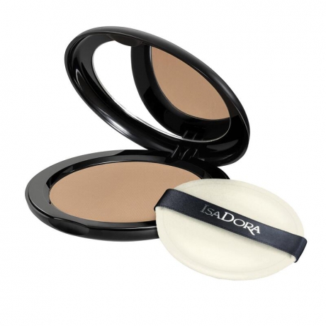 IsaDora Velvet Touch Sheer Cover Compact Powder 47 Warm Tan