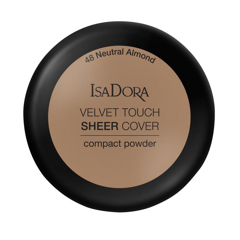 IsaDora Velvet Touch Sheer Cover Compact Powder 48 Neutral Almond