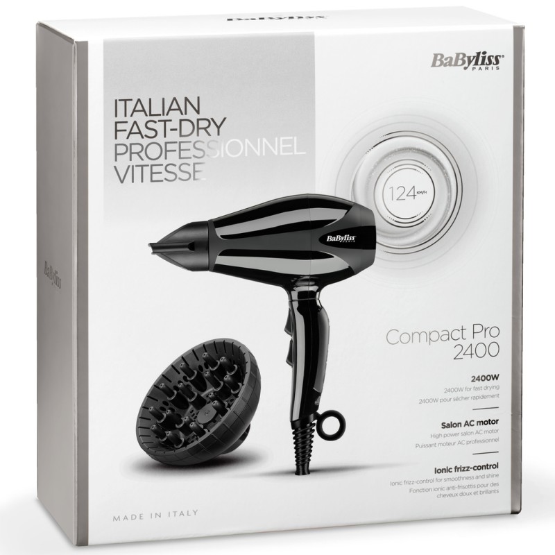 Babyliss Hårfön Compact Pro 2400 6715DE