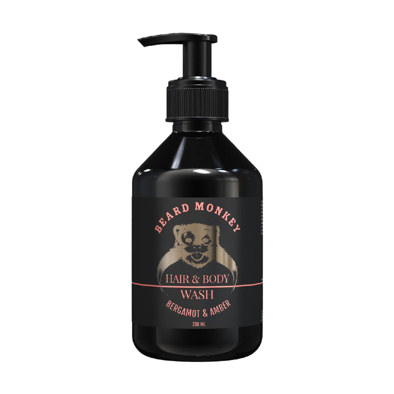 Beard Monkey Hair & body Bergamot & Amber 250 ml