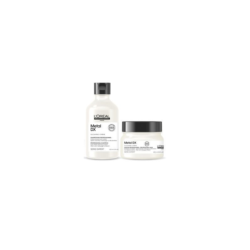 Loréal Professionnel Metal DX Shampoo 300ml + Mask 250ml Paket