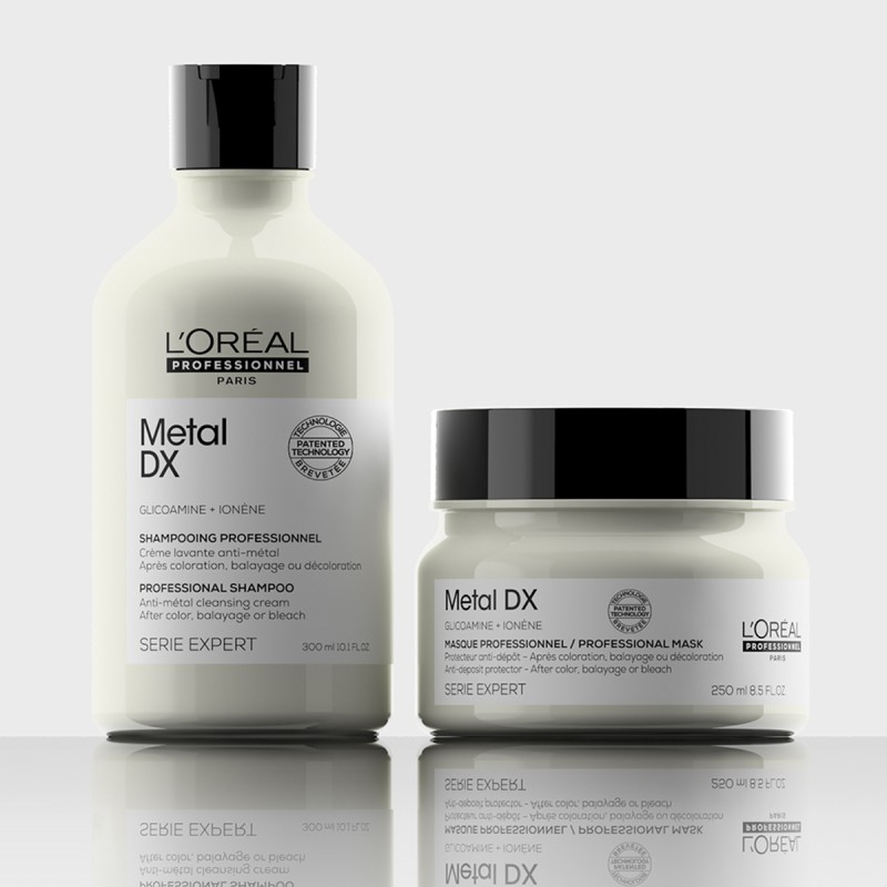 Loréal Professionnel Metal DX Shampoo 300ml + Mask 250ml Paket