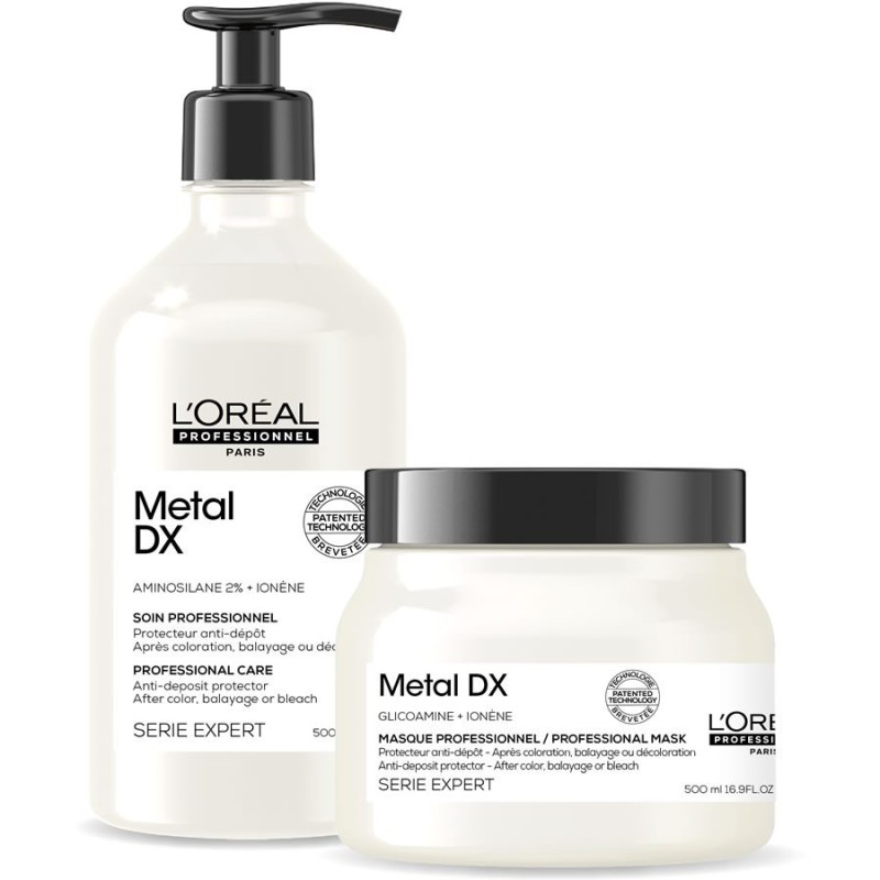 Loréal Professionnel Metal DX Liquid Care 500ml + Mask 500ml Paket