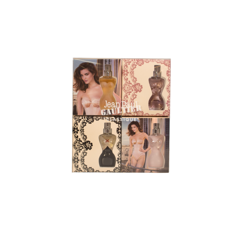 Jean Paul Gaultier Classique 4 Piece Gift Set for Women 4 x 3,5ml