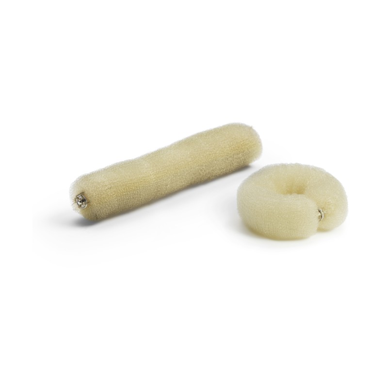 Hair Buns 23cm Blonde