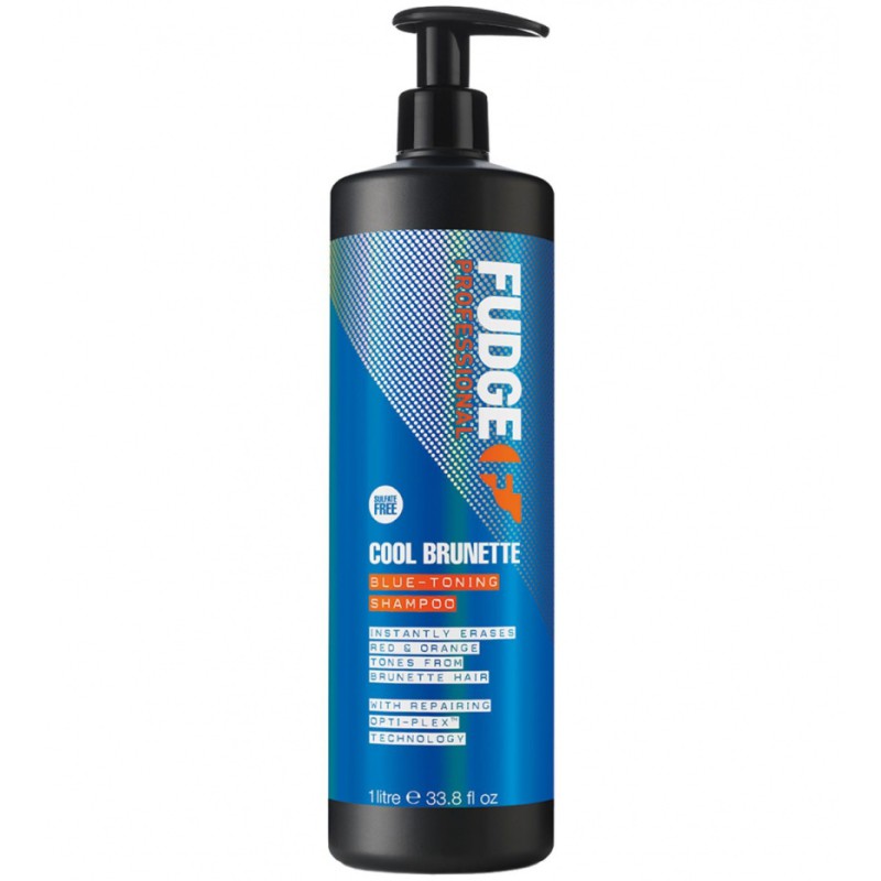 Fudge Cool Brunette Blue Toning Shampoo 1000ml