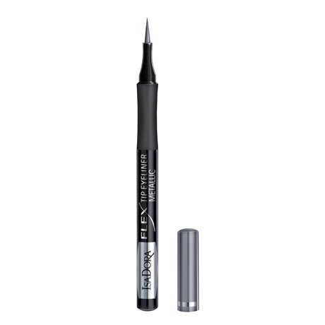 Isadora Flex Tip Eyeliner Metallic Silver 90