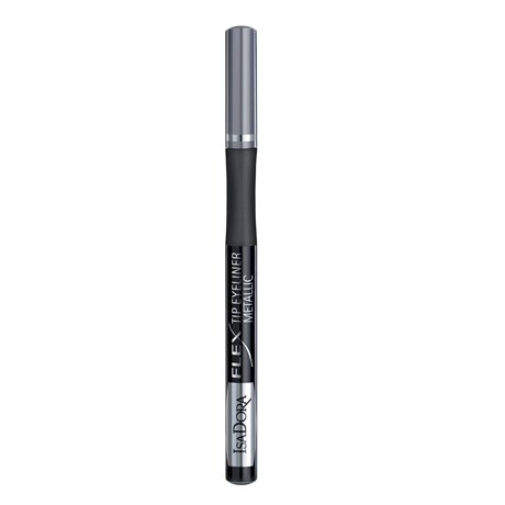 Isadora Flex Tip Eyeliner Metallic Silver 90