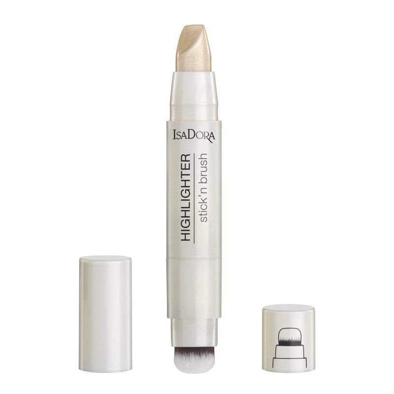Isadora Highlighter Stick'n Brush Sparkling Beige 21