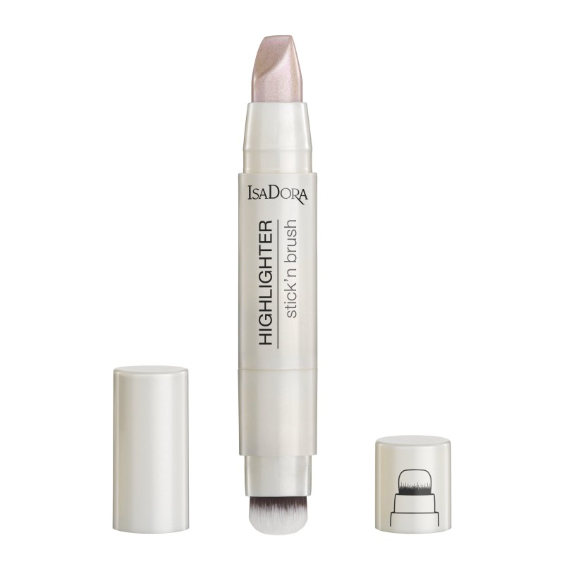 Isadora Highlighter Stick'n Brush Pink Pearl 22