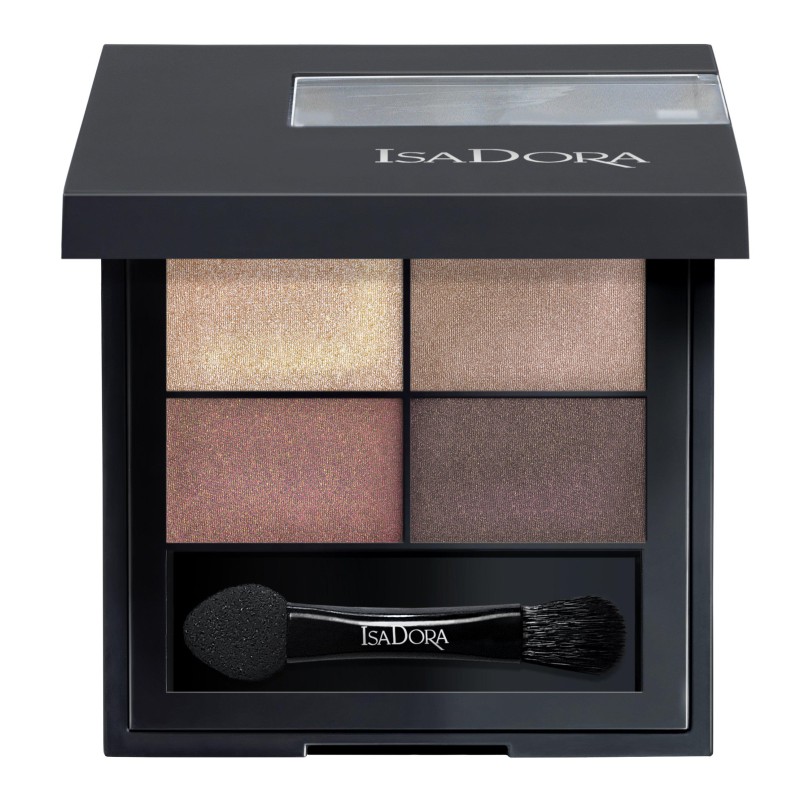 Isadora Eyeshadow Quartet Boho Browns 10