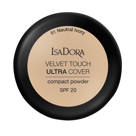 Isadora Velvet Touch Ultra Cover Compact Powder SPF 20 Neutral Ivory 61