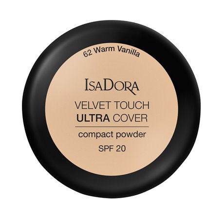 Isadora Velvet Touch Ultra Cover Compact Powder SPF 20 Warm Vanilla 62