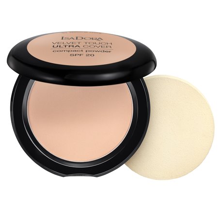 Isadora Velvet Touch Ultra Cover Compact Powder SPF 20 Cool Sand 63