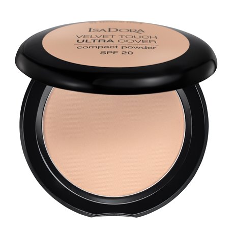 Isadora Velvet Touch Ultra Cover Compact Powder SPF 20 Cool Sand 63