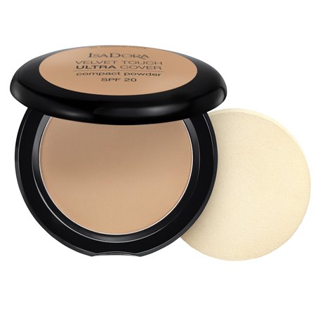 Isadora Velvet Touch Ultra Cover Compact Powder SPF 20 Warm Tan 67