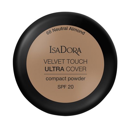Isadora Velvet Touch Ultra Cover Compact Powder SPF 20 Neutral Almond 68
