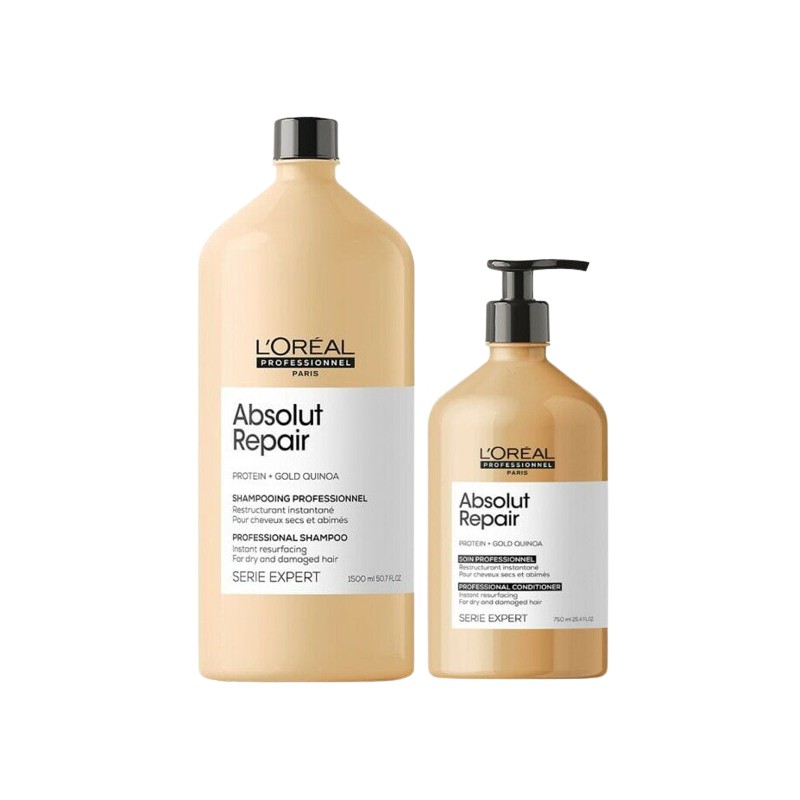 Loréal Professionnel Serie Expert Absolut Repair shampo 1500ml och balsam 750ml