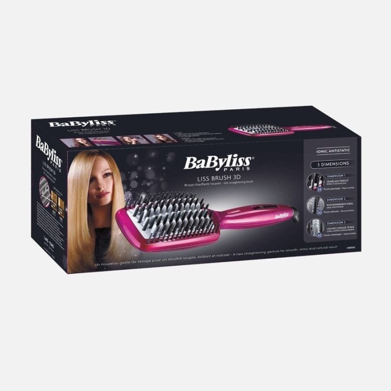 BaByliss Paris Liss Brush 3D HSB100E Pink