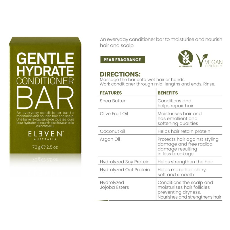 Eleven Australia Gentle Hydrate Conditioner Bar 70g