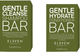 Eleven Australia Gentle Hydrate Conditioner Bar 70g + Cleanse Shampoo Bar 100g