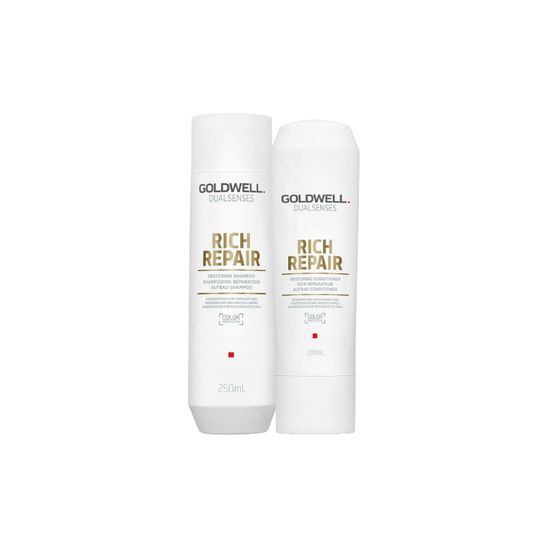 Goldwell Dualsenses Rich Repair Restoring Shampoo + Conditioner Duo