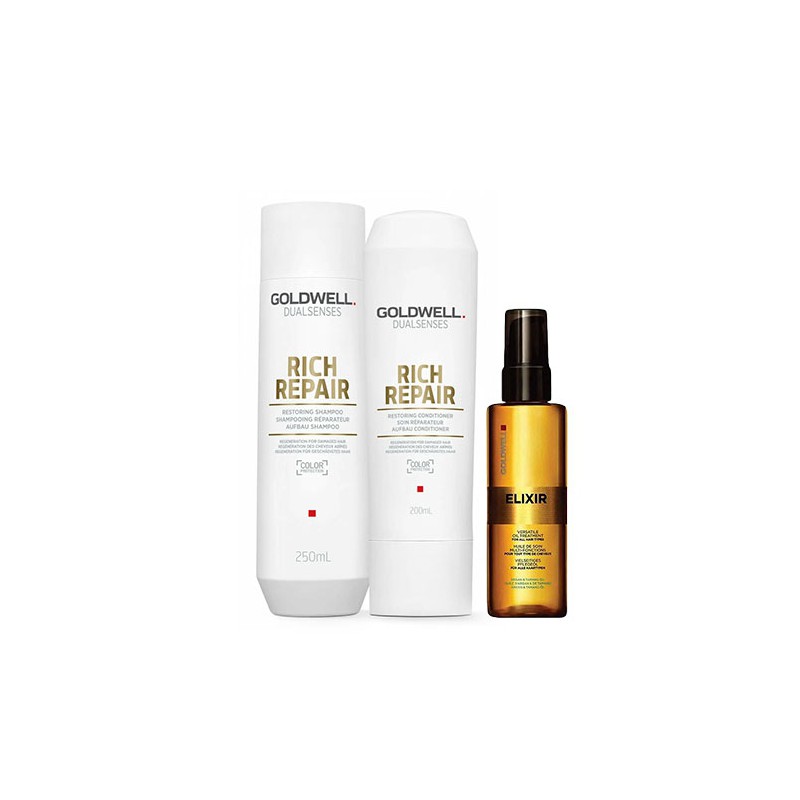 Goldwell Dualsenses Rich Repair Paket + Elixir