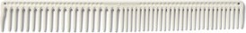 JRL Long round tooth cutting comb 9" White