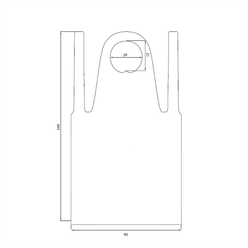 Disposable Frisörförkläde