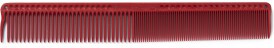 JRL Long round tooth cutting comb 9" Red