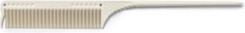 JRL Fine teeth tail comb 8,5" White