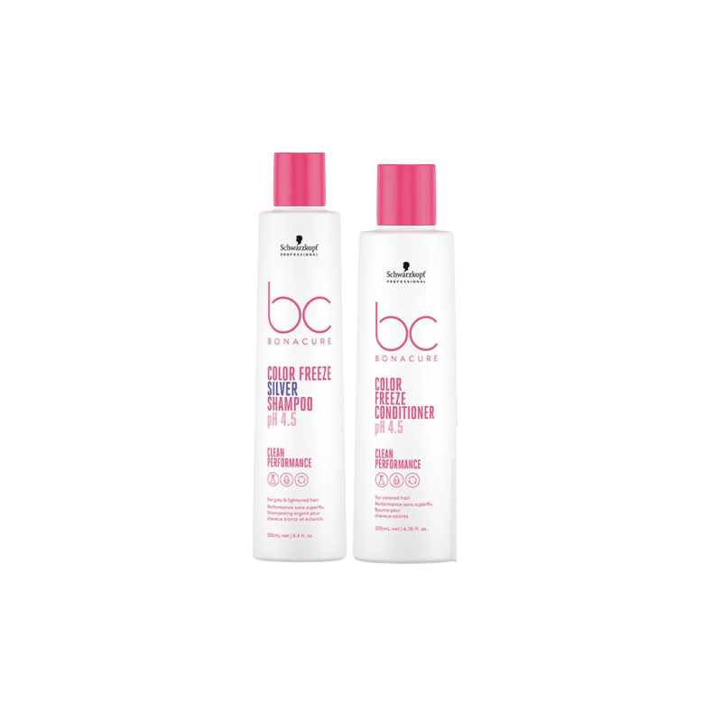 Schwarzkopf BC Bonacure Color Freeze SILVER Duo 250ml + 200ml