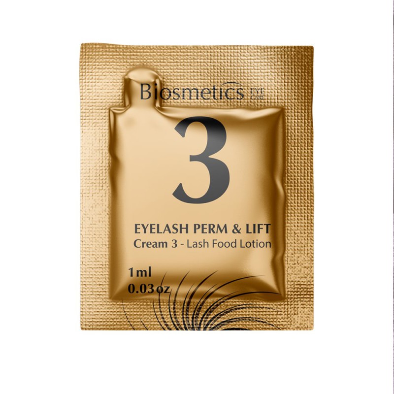 Biosmetics Eyelash Perm&Lift Cream 3 Sachet