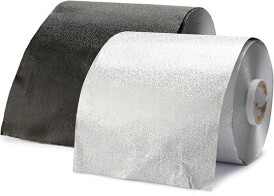 Foil 100 m embossed, black