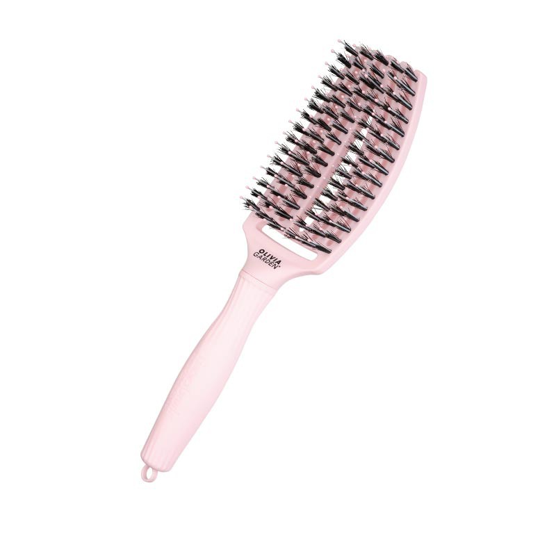 Olivia Garden Finger brush combo pastel pink, M