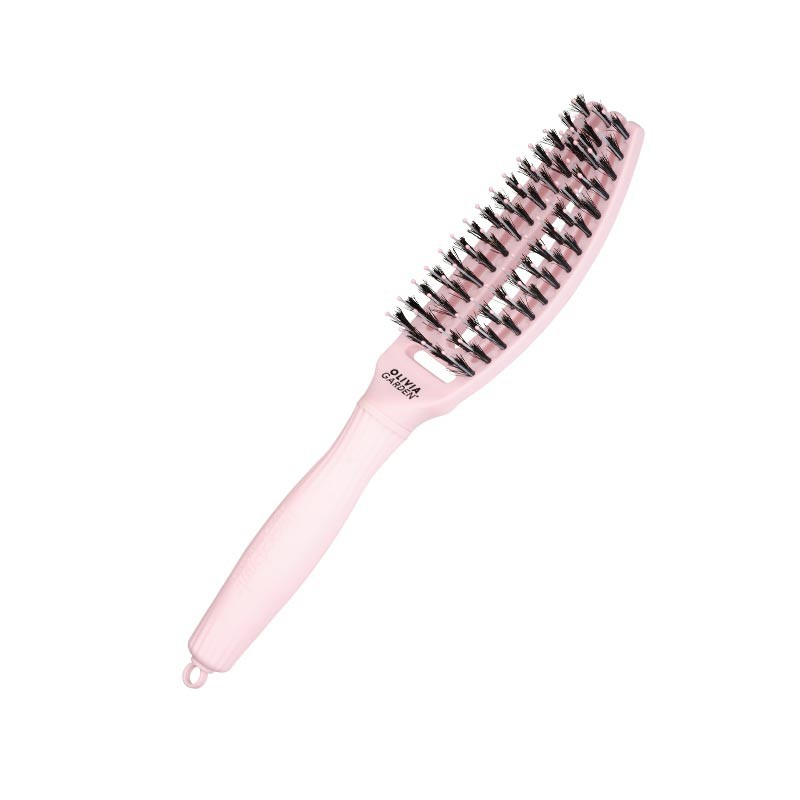 Olivia Garden Finger brush combo pastel pink, S