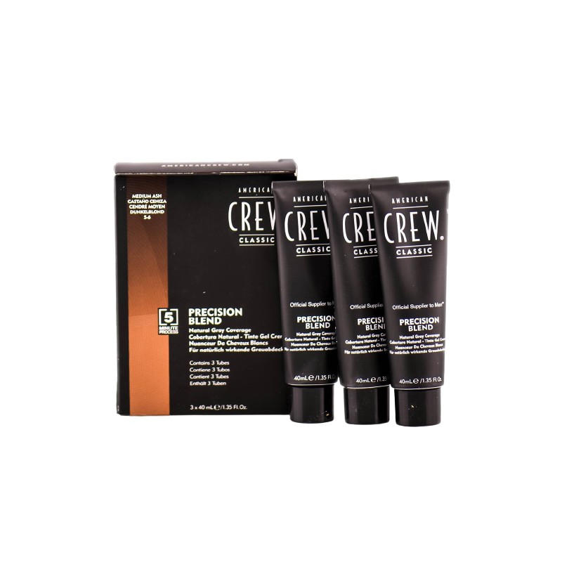 American Crew American Blend Medium Ash 3x40ml